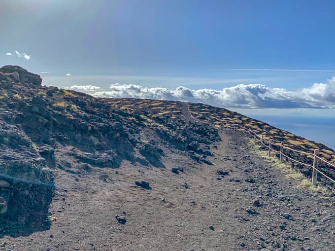 三原新山→三原山中央火口