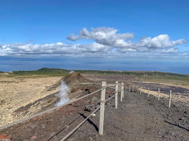 剣ヶ峰→1986年B2火口