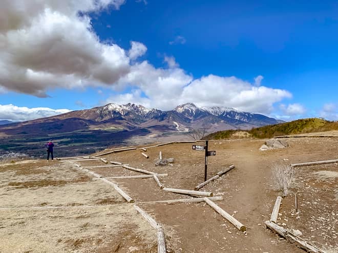 平沢山を縦走する