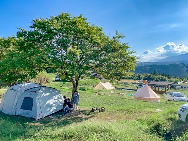 広大な区画サイトの場合