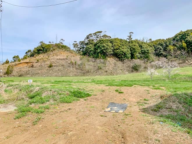 最低限の設備で自然感満載