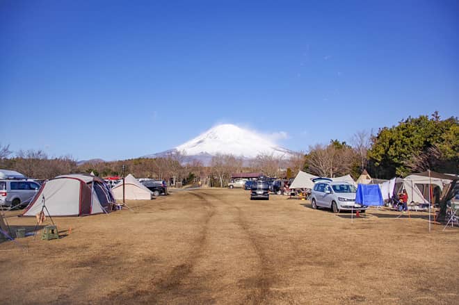 車の乗り入れ可能なフリーサイトの場合