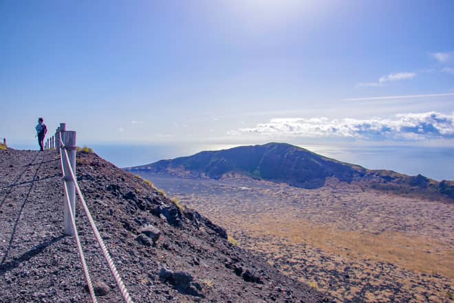 1996年11月までは火口周辺は立ち入り禁止