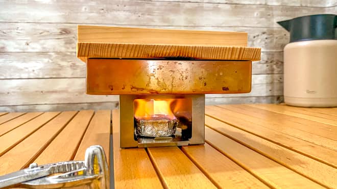 コンロとして使ってみる