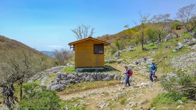 藤原岳のバイオトイレ
