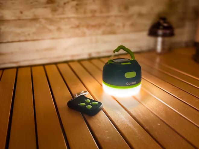 リモコン式ライト