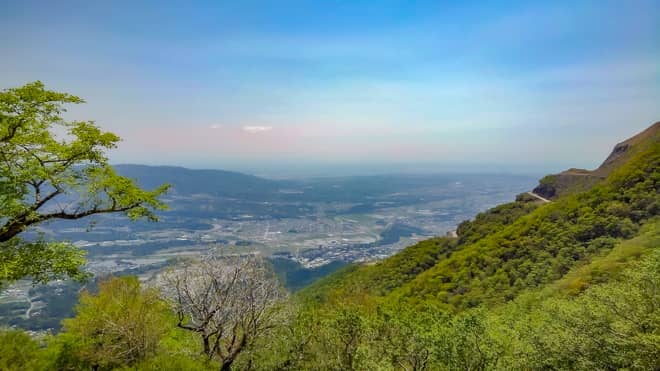 藤原岳九合目からの景色