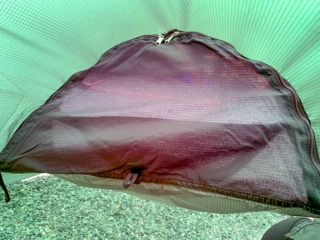 前室にあるベンチレーションはかなり大きく