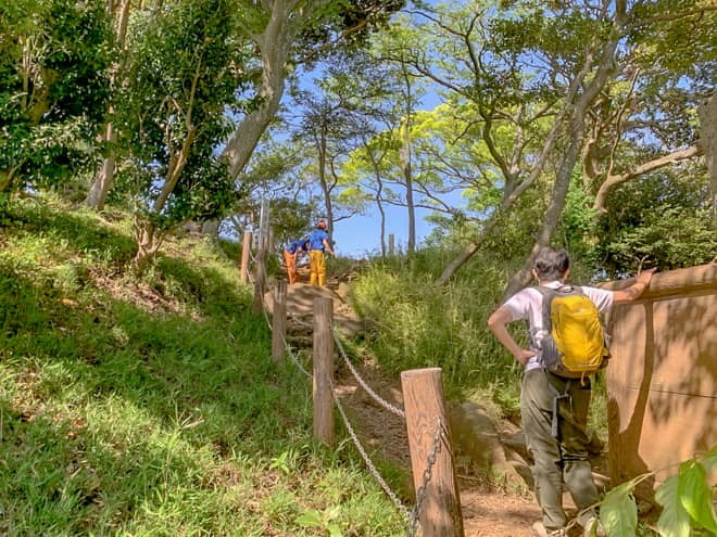勝上献展望台→鎌倉十王岩