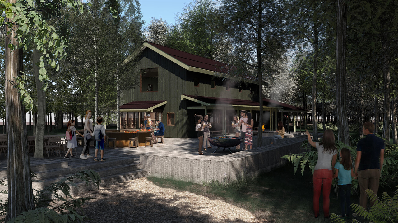 キャンプ場付きアウトドア複合施設「FOLKWOOD VILLAGE」が山梨に2022 