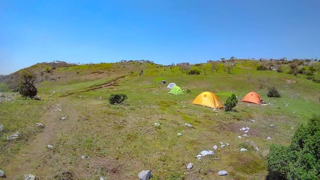 藤原岳テント場