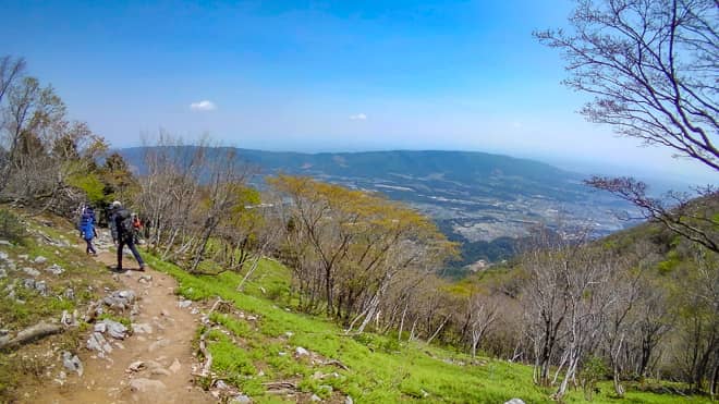 藤原岳山荘付近