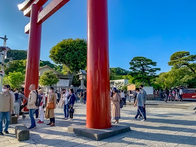 鶴岡八幡宮や小町通り