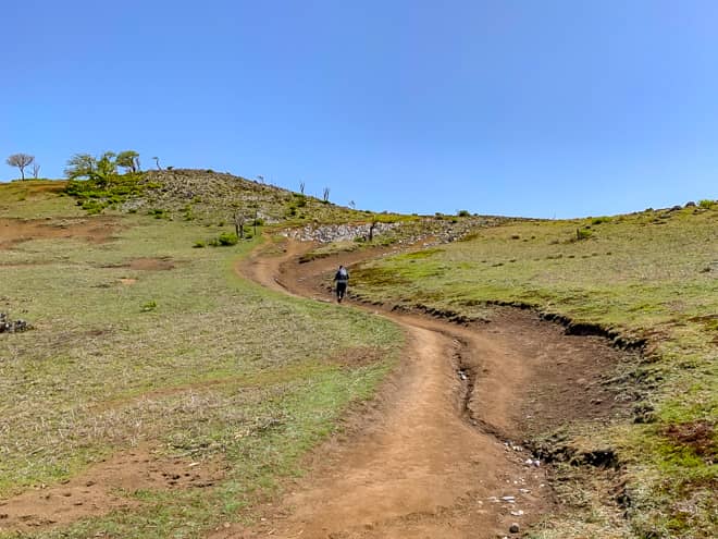 8合目手前までは緩やかな登りが続きます