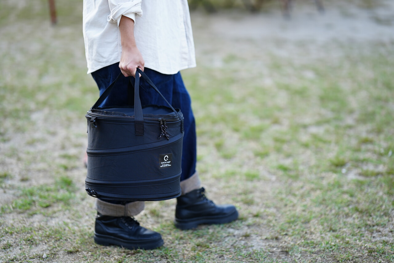 QUICKCAMPのトラッシュボックスにミニサイズが新登場！30Lのゴミ袋がすっぽり入る – キャンプクエスト