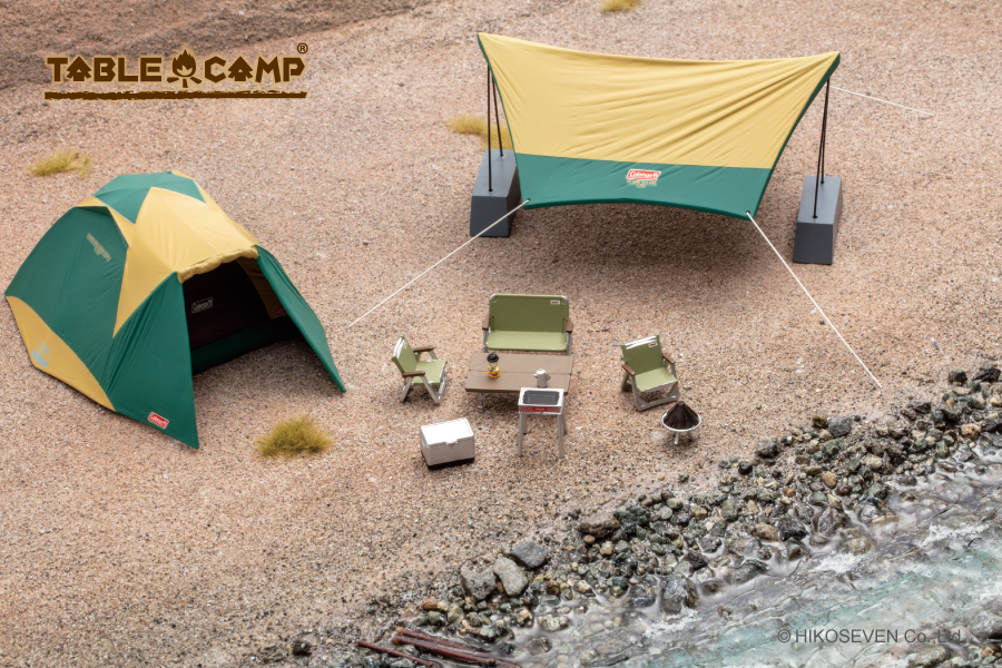 テーブルの上にキャンプを再現！遊び心溢れる1/43のキャンプセットがカワイイ