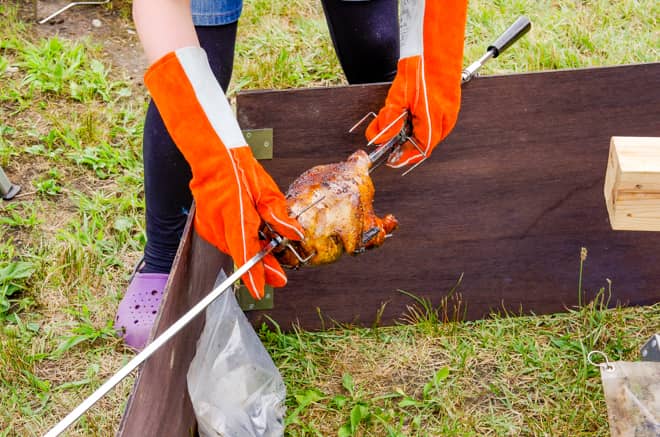 とにかく、自然の中で食べるご飯は美味しいです