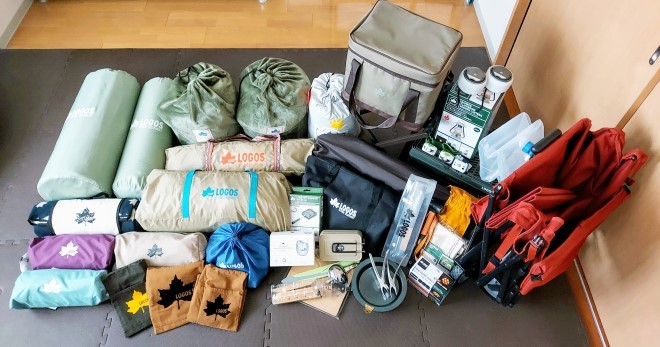 キャンプ道具一式をロゴスで揃えてみた