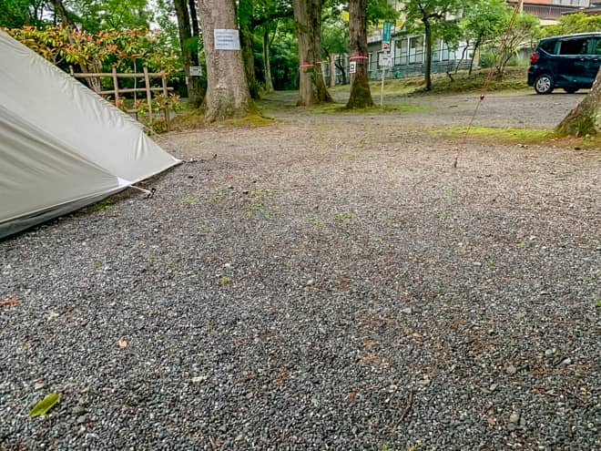 サイトの地面の特徴