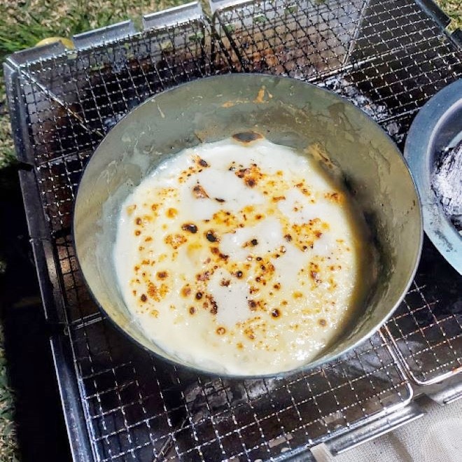 ロゴス鉄の職人スタックダッチポットでグラタン作り