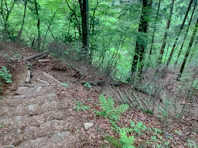 天狗岩→七代の滝