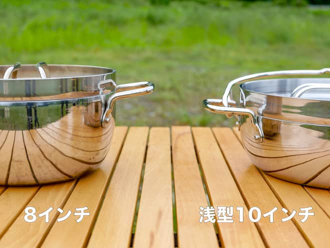 底の形状の比較