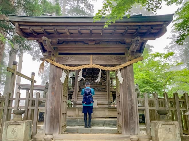 御岳神社の最奥地