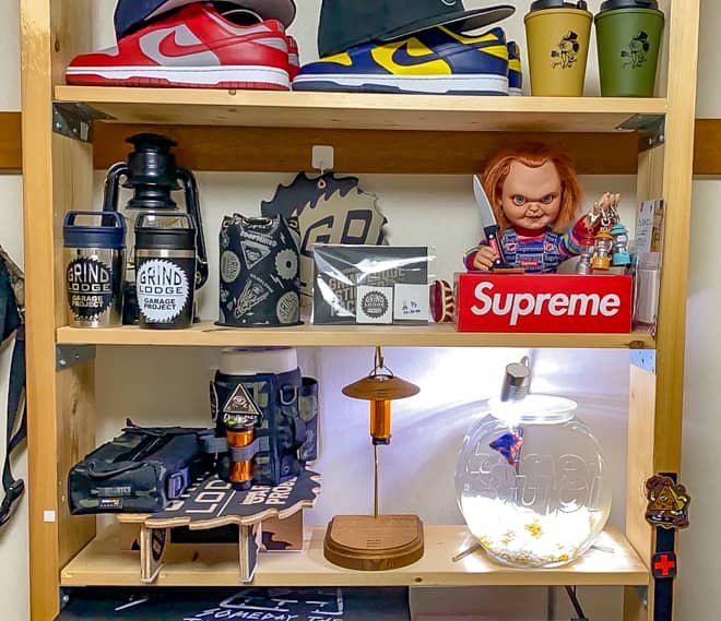 見せる収納完成