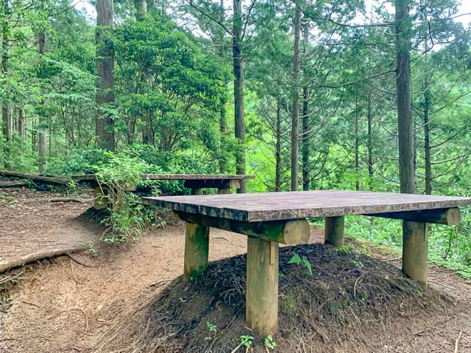 そんなタイミングで休憩スポットが現れるので救世主に見える筈です