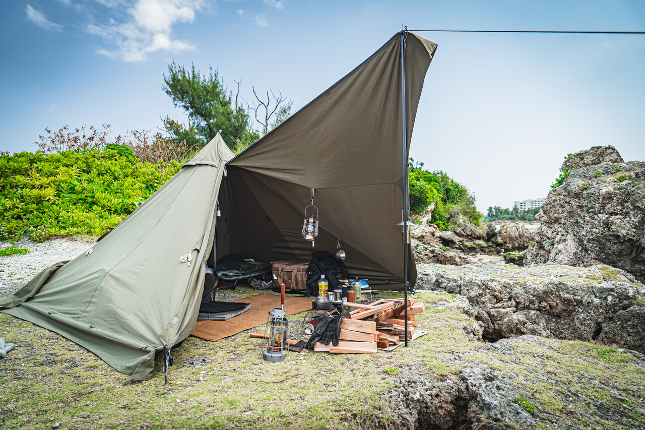 ソロキャンプのイメージ