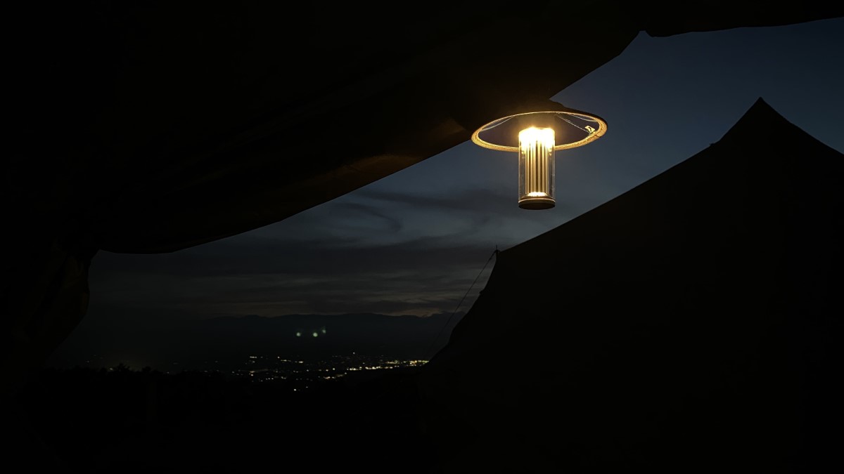 テントに吊るす最小照度-1