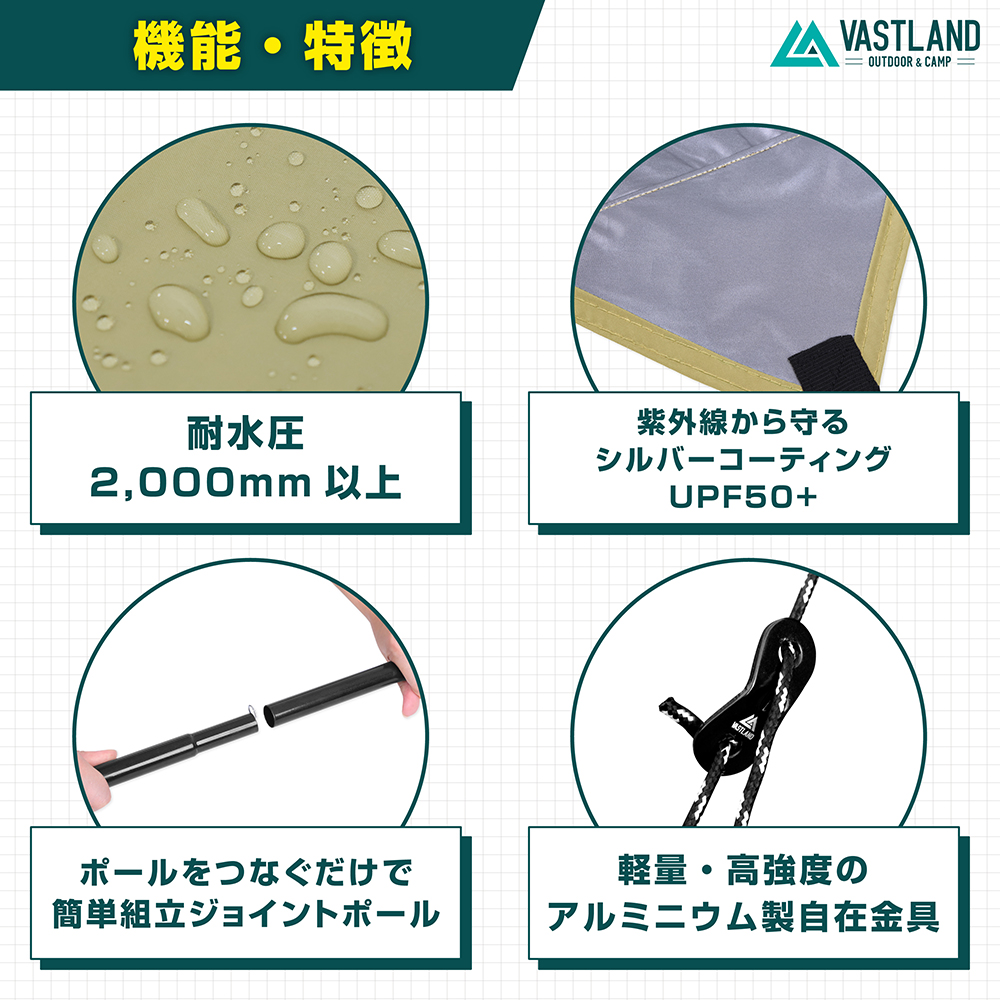 ヘキサタープ エントリーモデル オリーブ_5