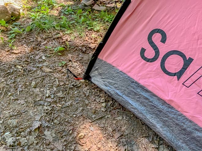 ペグの刺さり具合は？