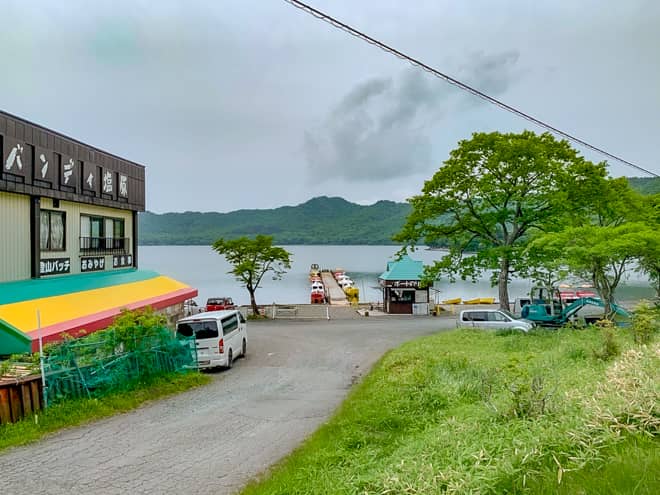 ボート乗り場もあるので大沼観光