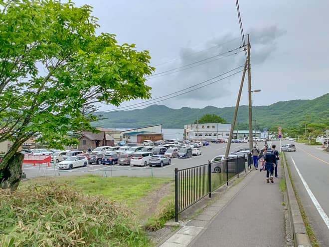 大沼を観光しつつ駐車場へ