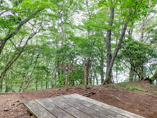 山頂はそこまで広くはありませんが