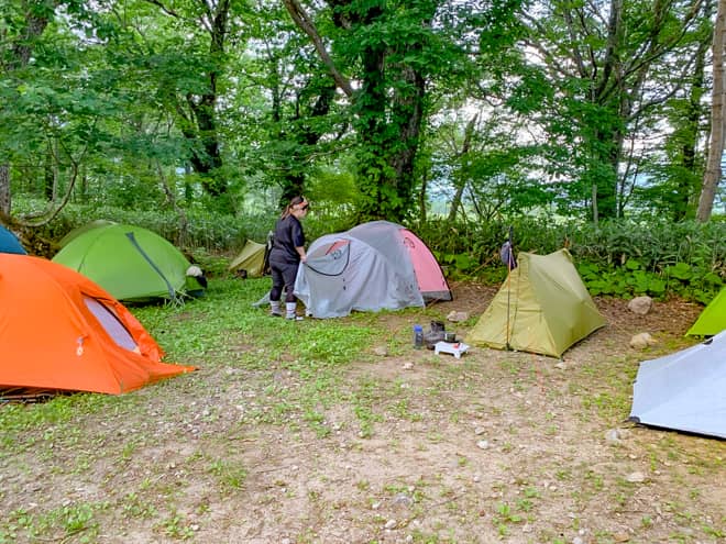 焚き火や炭の使用は一切禁止