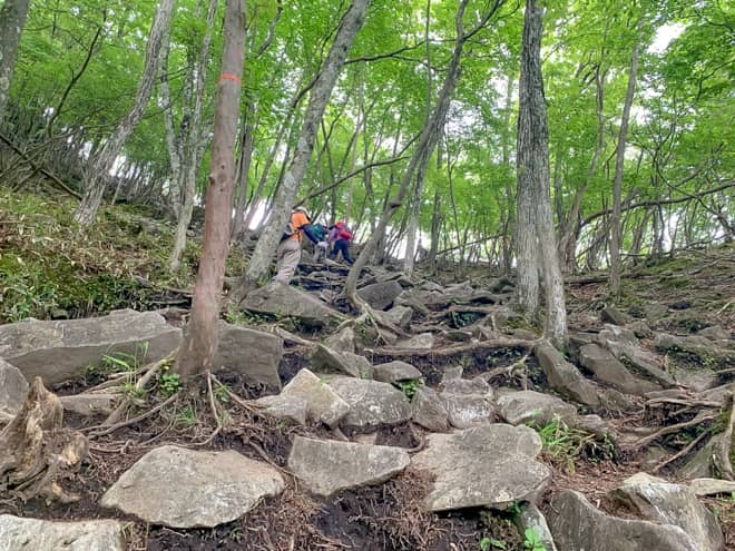 黒檜山山頂までの標準タイムは90分ですが