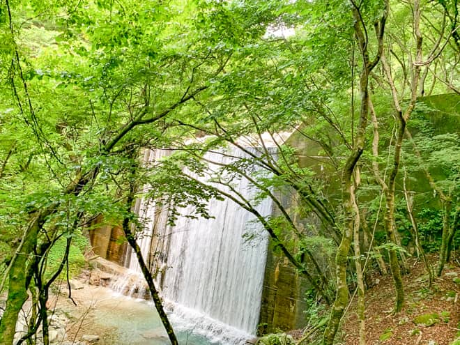 2つめの堰に到着です