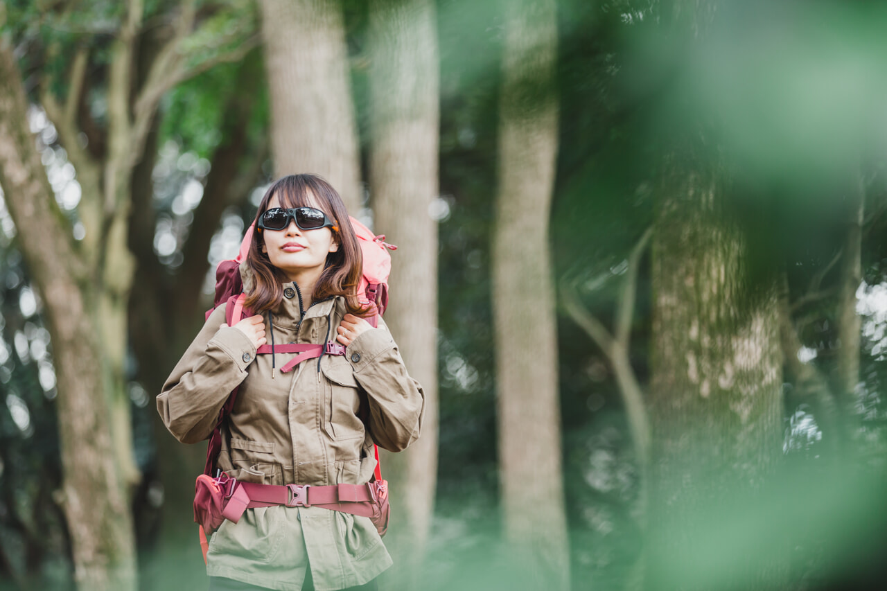 GOGLOO E9を掛けながら登山