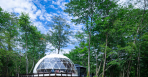 富士山の麓に広がる森の中、自然豊かなグランピング施設「MOSS十里木キャンプリゾート」がオープン