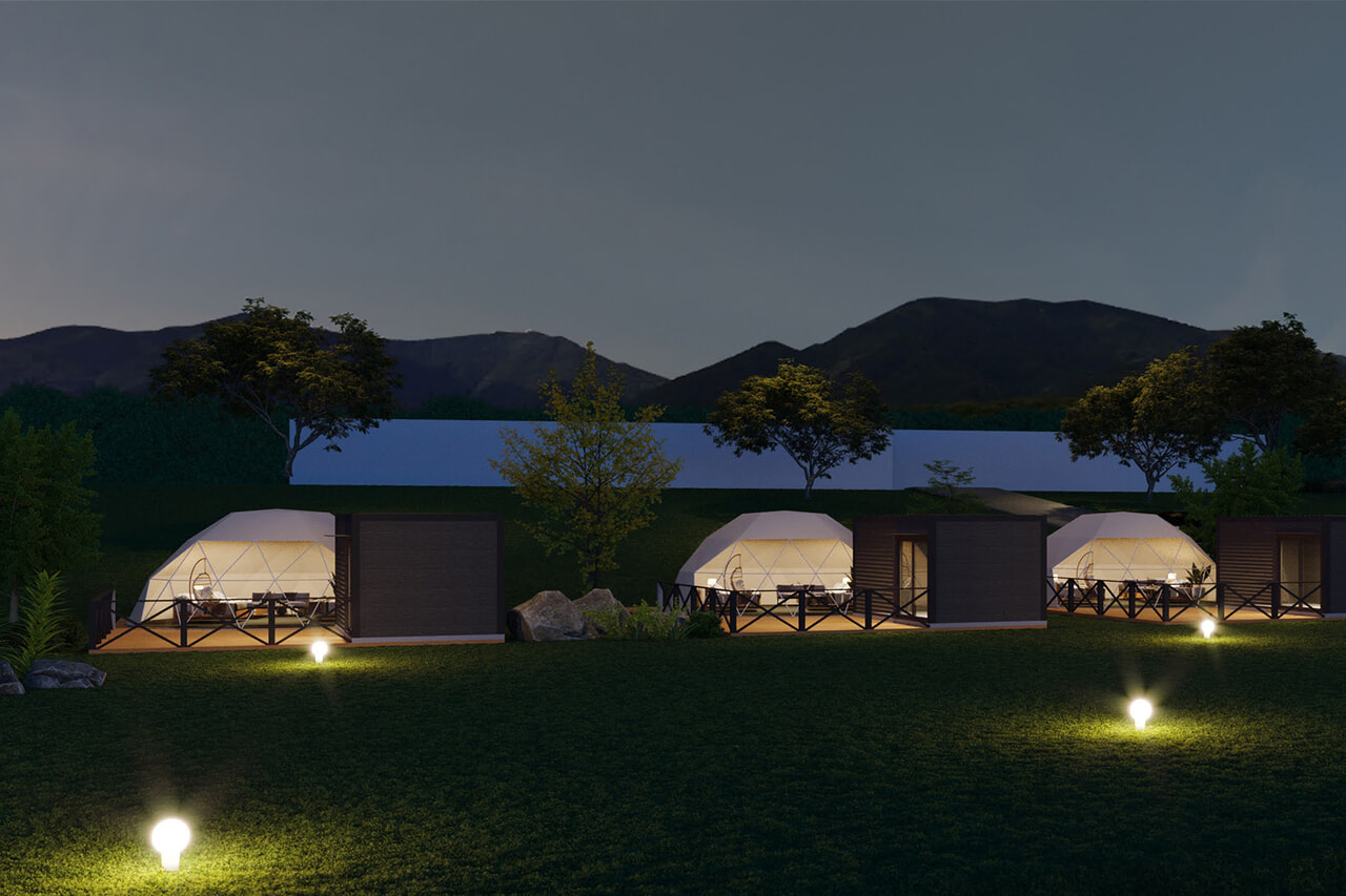 岡山県 蒜山高原にグランピング施設「星空リゾートHIRUZEN」が2022年夏グランドオープン