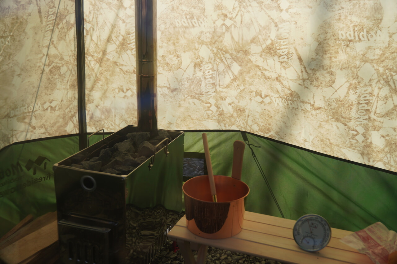 テントサウナのイメージ