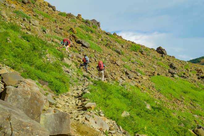 フレキシブルに登山計画を立てることが出来る