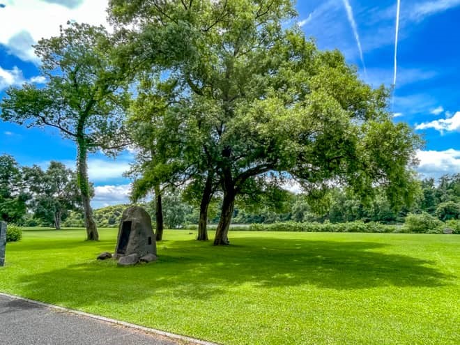 和賀川グリーンパークの日陰スポット