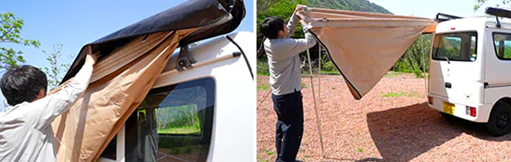 扇形カーサイドタープ_2