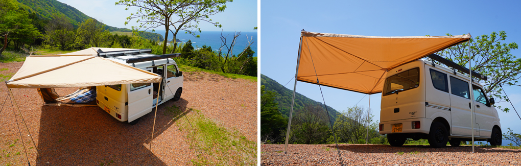 扇形カーサイドタープ_3