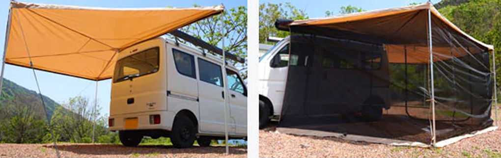 扇形カーサイドタープ_6