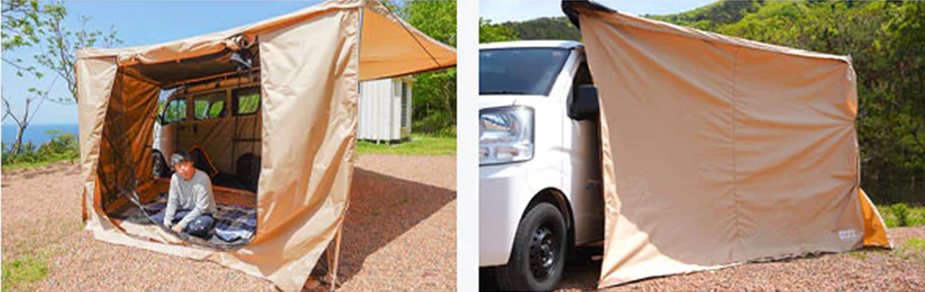 扇形カーサイドタープ_7