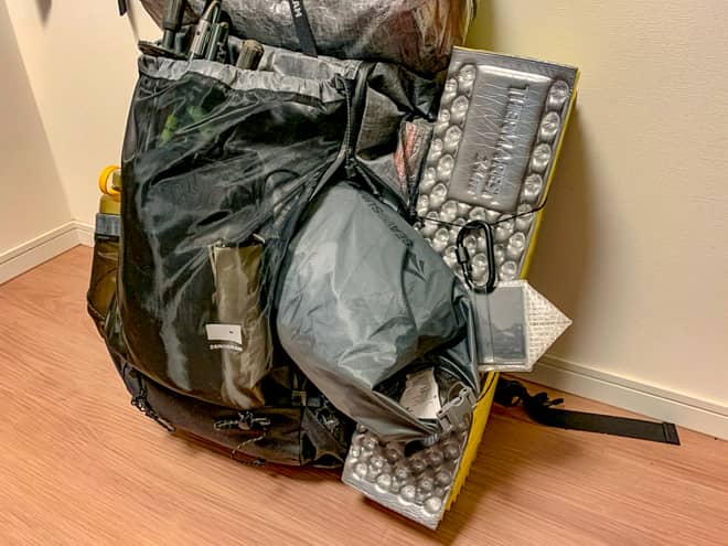 荷物のアクセスの良さは本当に素晴らしく